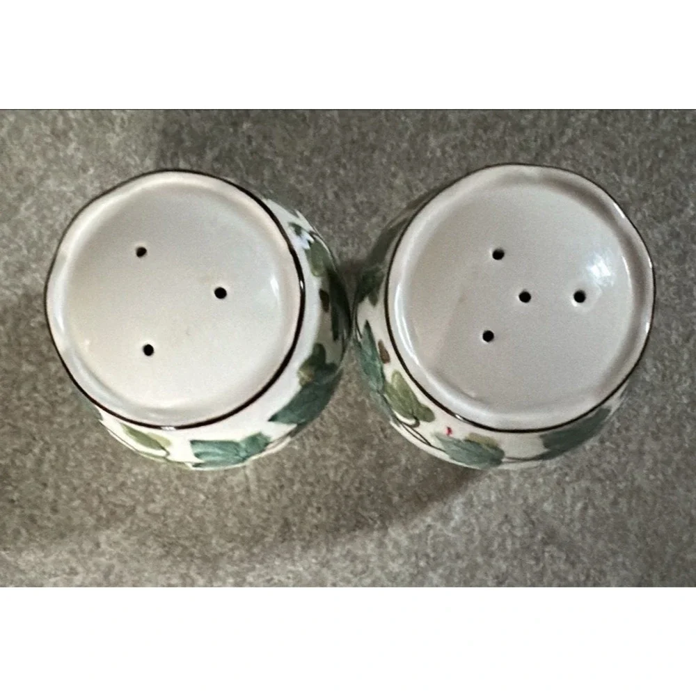 Nikko Greenwood Salt & Pepper Shaker Set Japan
